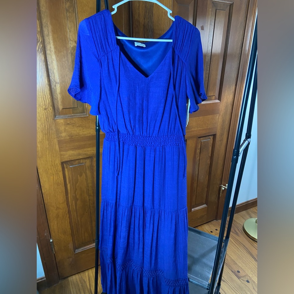 Blue dress